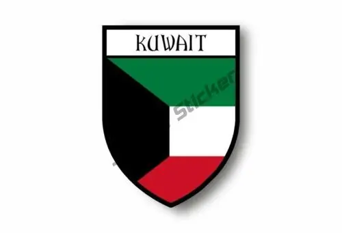 Kuwait Karte mit Flagge Vinyl  – Car Accessories Kuwait Bewertung und Preis